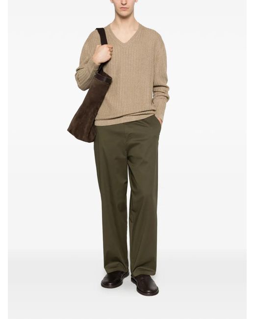 Imperial Green Buttoned Trousers for men