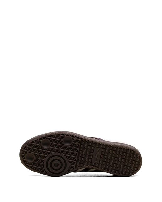 Adidas Brown Stripes Samba Sneakers