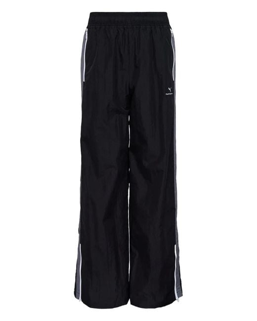 Fumito Ganryu Black X Puma Flared Track Pants for men