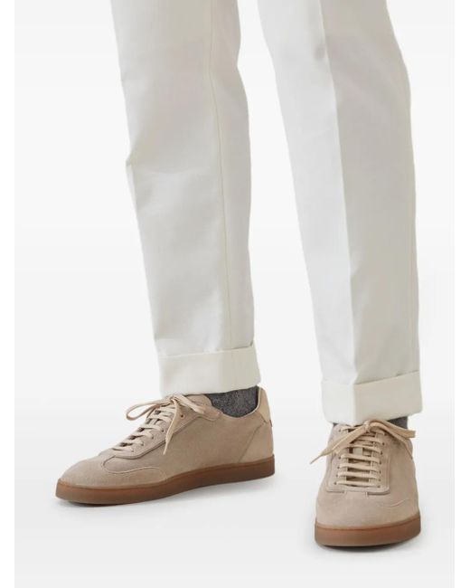 メンズ Brunello Cucinelli スエード スニーカー Brown