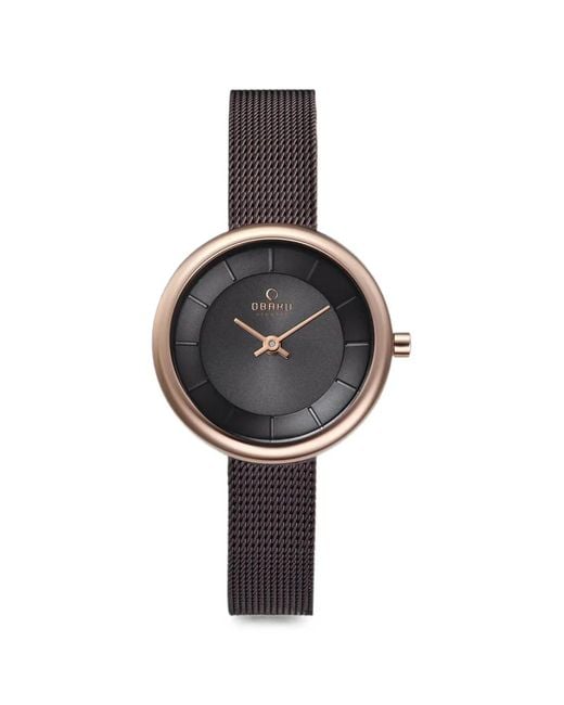 Obaku Black Montre Classic Mm