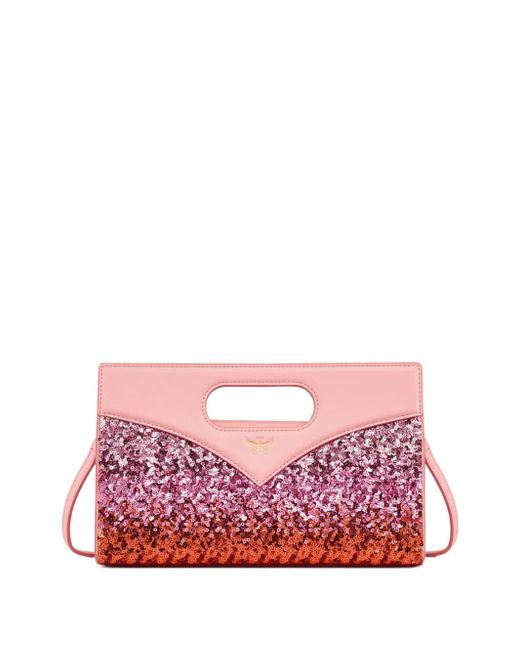 MCM Pink Diamond Clutch