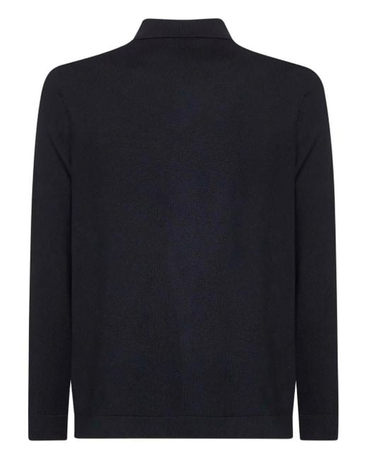 D4.0 Blue Buttoned Cardigan for men