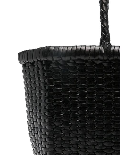 Borsa Tote B Weave Piccola di Dragon Diffusion in Black