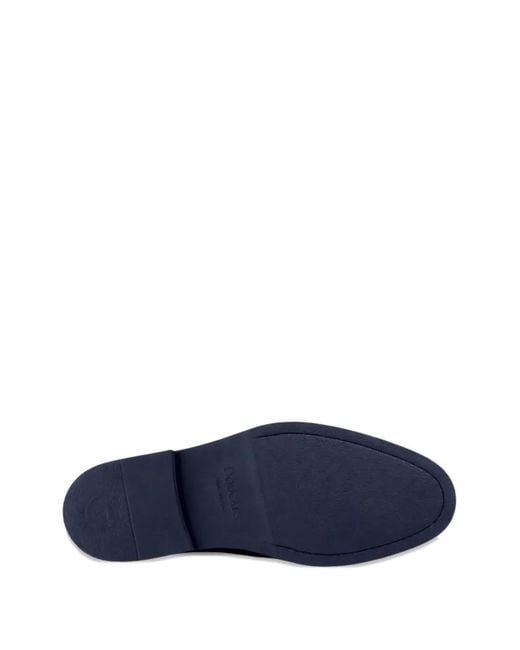 Doucal's Blue Tassel Loafers for men