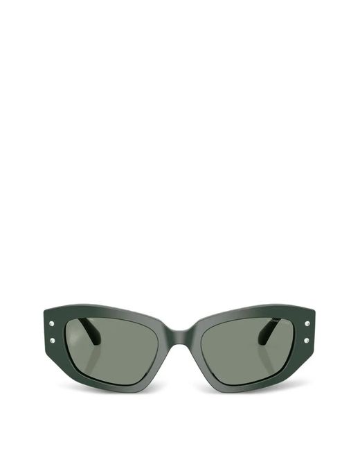 Michael Kors Green Le Praz Cat-Eye Sunglasses
