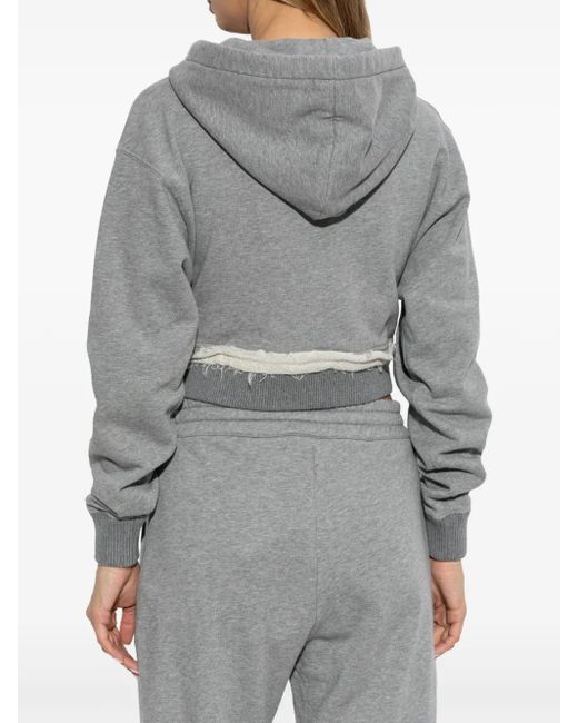 Alexander McQueen ロゴ パーカー Gray