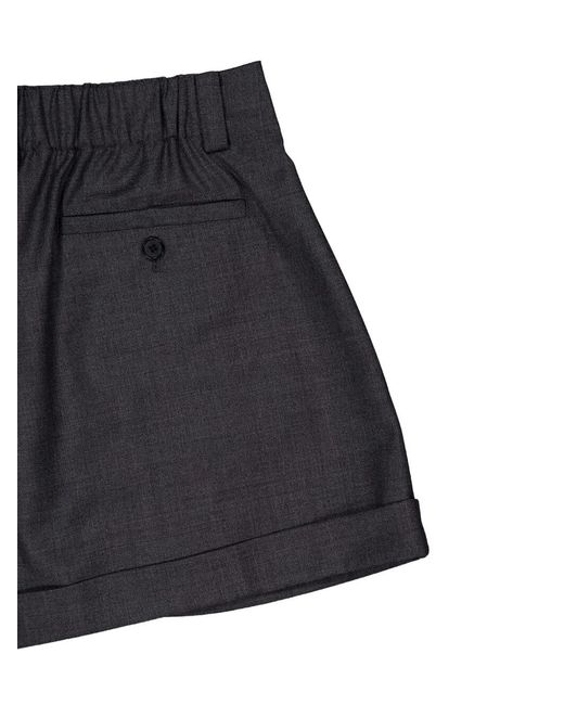 Givenchy Wollen Shorts in het Gray