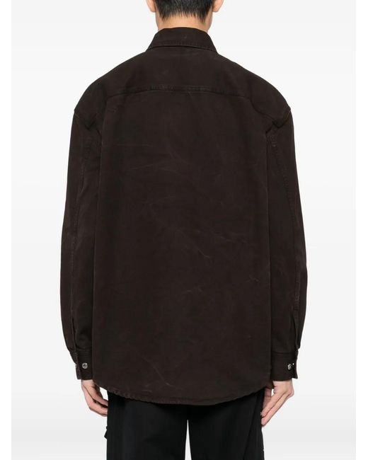 Off-White c/o Virgil Abloh Black Embroidered-Print Shirt for men