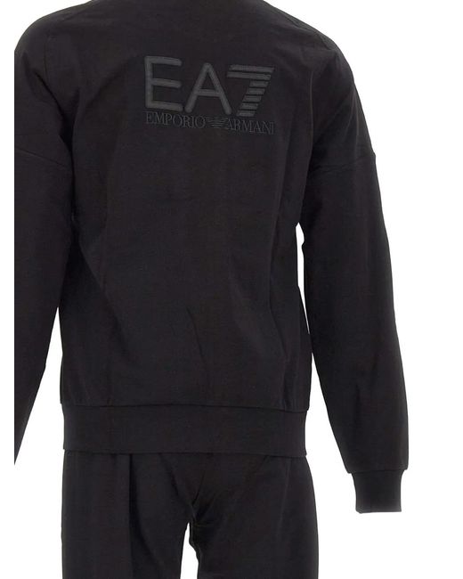 EA7 Blue Visibility Zipped Tracksuit for men