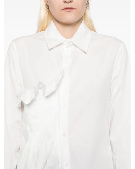 Camisa Broad R Yohji Yamamoto de color White