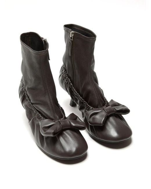 Acne Black Leather Boots