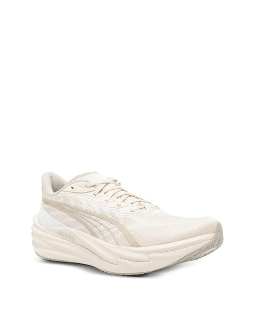 PUMA White Deviate Nitro 4 Sneakers for men