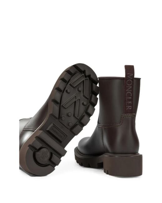 Moncler Black Kickstream Rain Boots