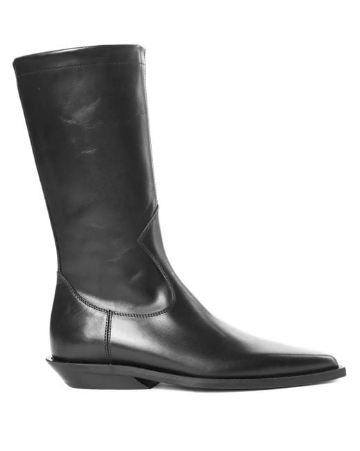 メンズ Ann Demeulemeester Jani ウエスタンブーツ Black