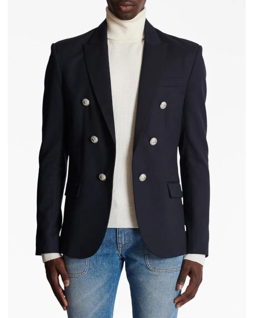 Balmain Blue Blazers for men