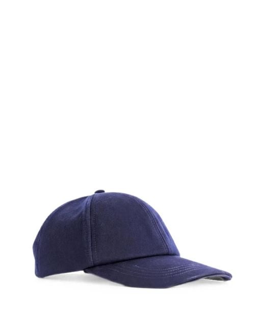 Sease Blue Six-Panel Baseball Cap for men