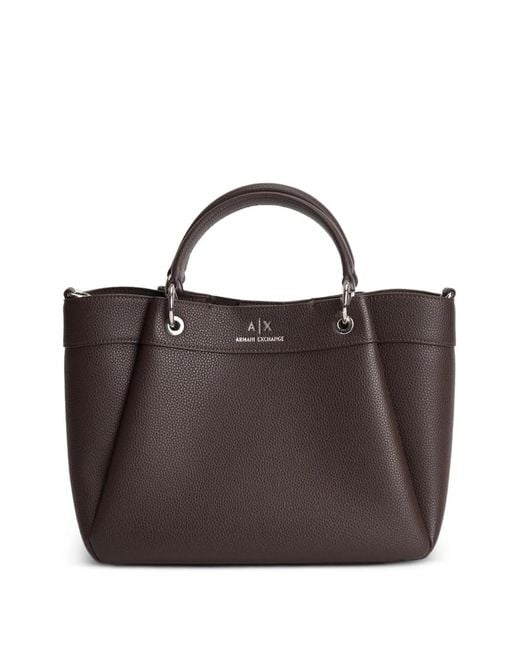 ARMANI EXCHANGE Brown Top-Handle Shoulder Bag