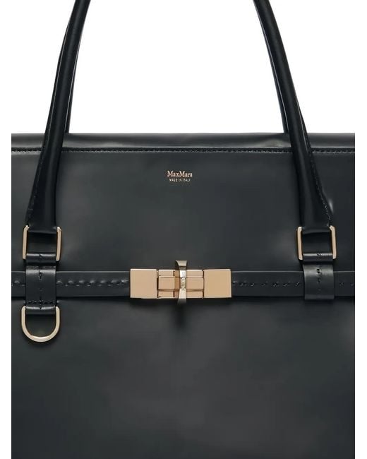 Max Mara Black Margaux25 Tote Bag