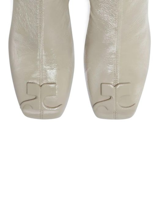 Courreges White Reedition Ankle Boots