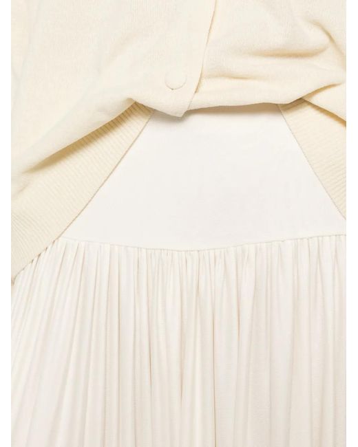 AYA MUSE White Elya Asymmetric Gathered Skirt