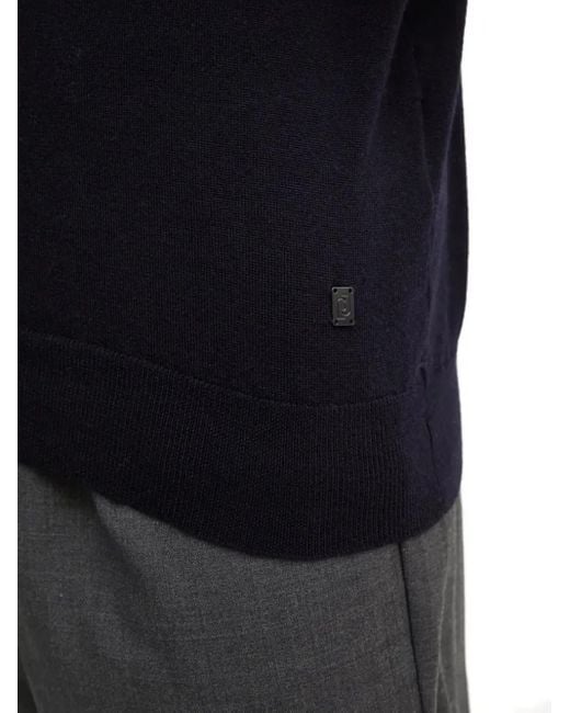 Liu Jo Blue Long Sleeve Sweater for men