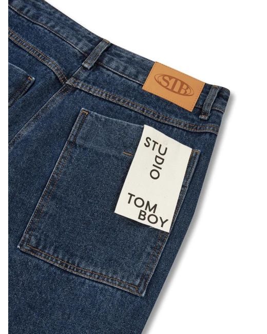Studio Tomboy X Blue Jeans Mit Aufgesetzter Tasche