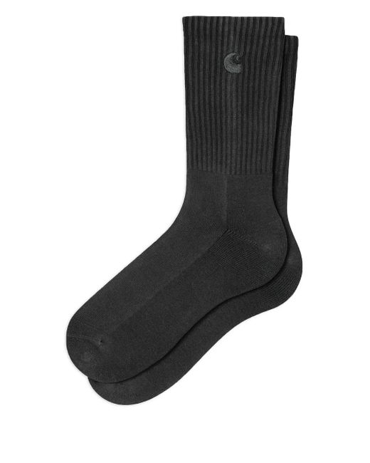 Calcetines con logo bordado Carhartt de color Black