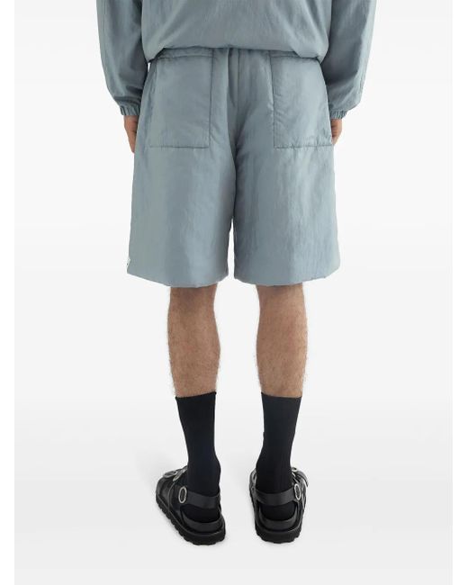 Jil Sander Blue Padded Shorts for men