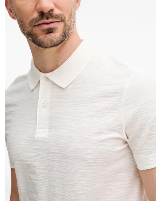 Joop! White Button-Up Polo Shirt for men