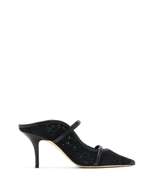 Malone Souliers Black Maureen Strap Mules