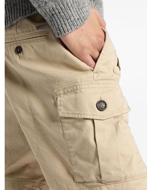 DSquared² Cargo-Shorts Mit Knöpfen in Natural für Herren