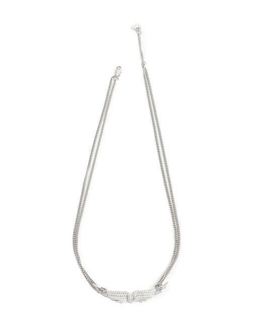 Zadig & Voltaire White Rock Choker Necklace