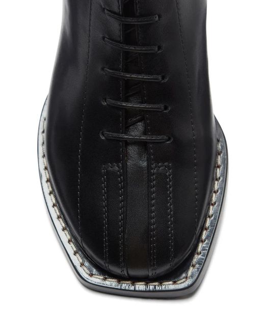 LILI CURIA Black Tilda Lace-Up Boots