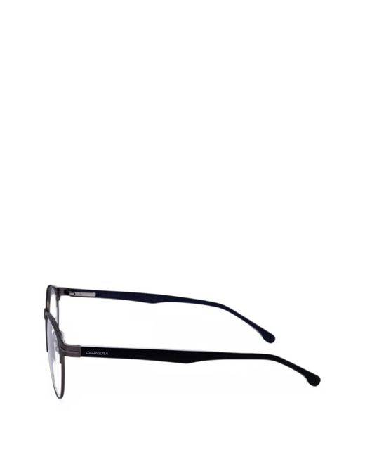 Carrera Gray Round-Frame Glasses for men