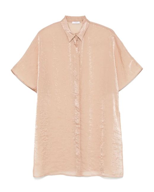 Peserico オーガンザ シャツ Natural