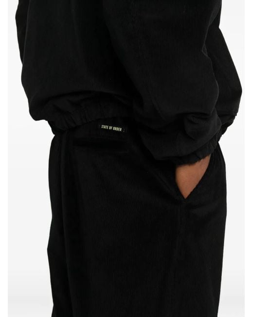 メンズ State of Order パネル パンツ Black