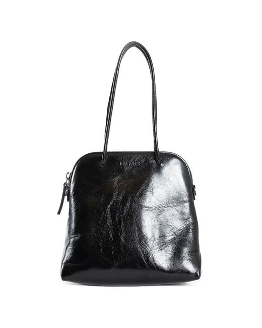 Uma Wang Black Small Soft Shoulder Bag for men
