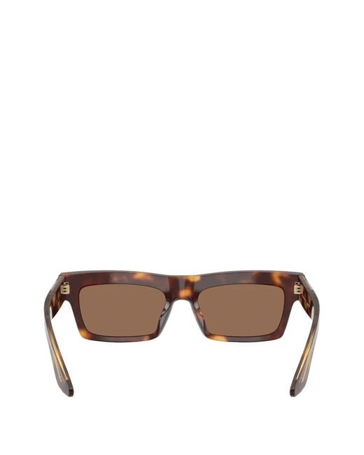 Oliver Peoples Brown Rectangle-Frame Sunglasses
