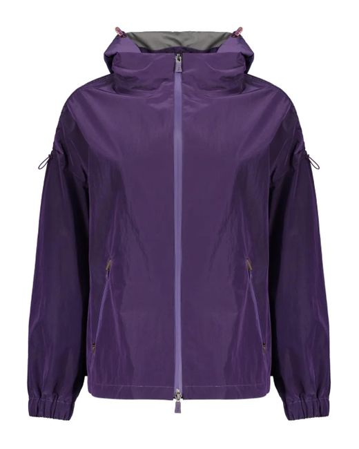 Herno Purple Parka mit Reißverschluss