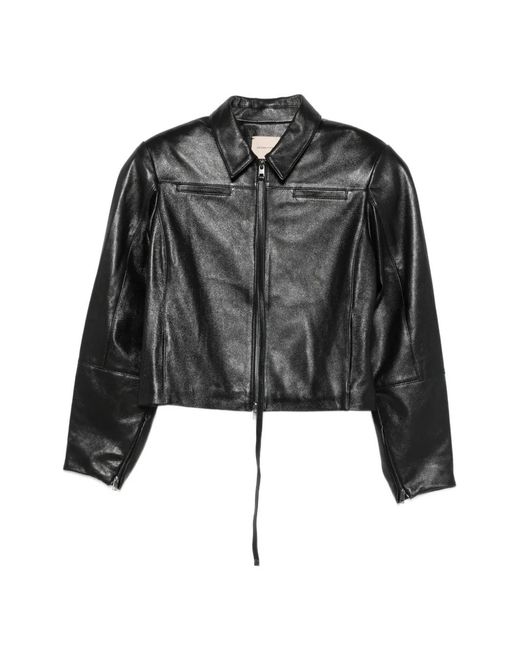 Paloma Wool Black Banui Zip-Up Jacket