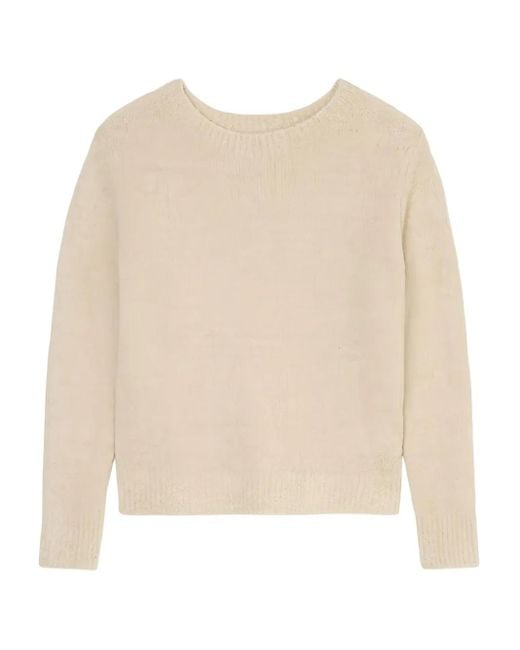 Marc O' Polo Natural Textured Round-Neck Sweater