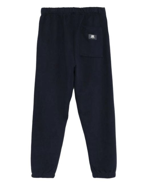 Chocoolate Blue Logo-Patch Track Pants for men