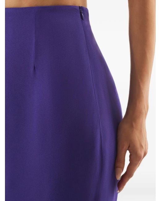 ‎Taller Marmo Purple Screen Maxi Skirt