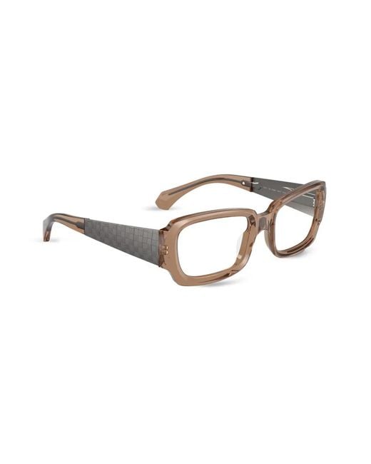 Alain Mikli Brown Rectangle-Frame Glasses