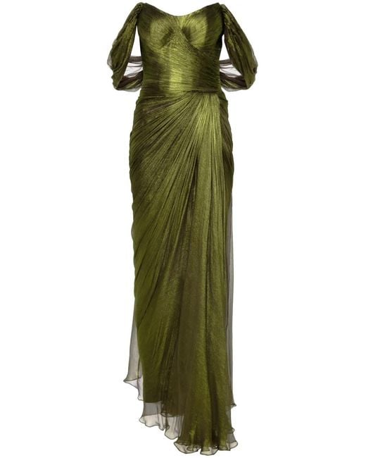 IRIS SERBAN Green Irina Gown