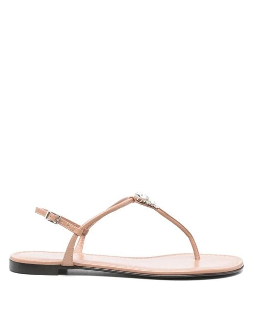 Giuseppe Zanotti Natural Anyelle Sandals