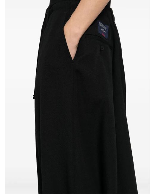 Yohji Yamamoto Black Wool Trousers for men