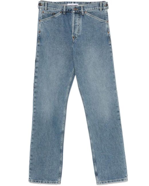 Moschino Straight Jeans in het Blue voor heren