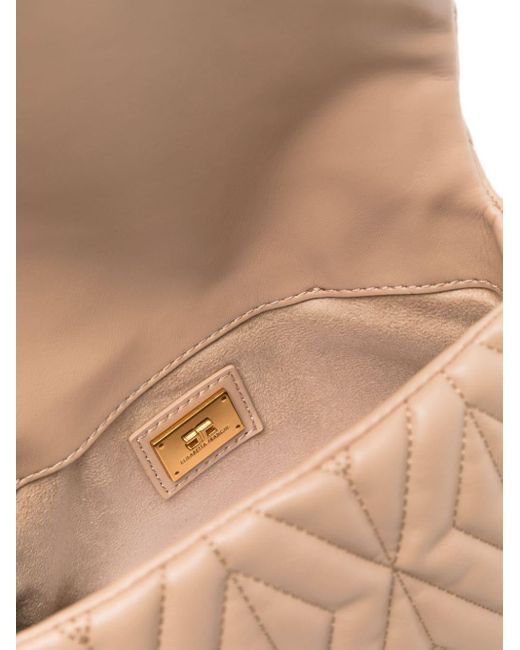 Elisabetta Franchi Pink Small Étoile Shoulder Bag